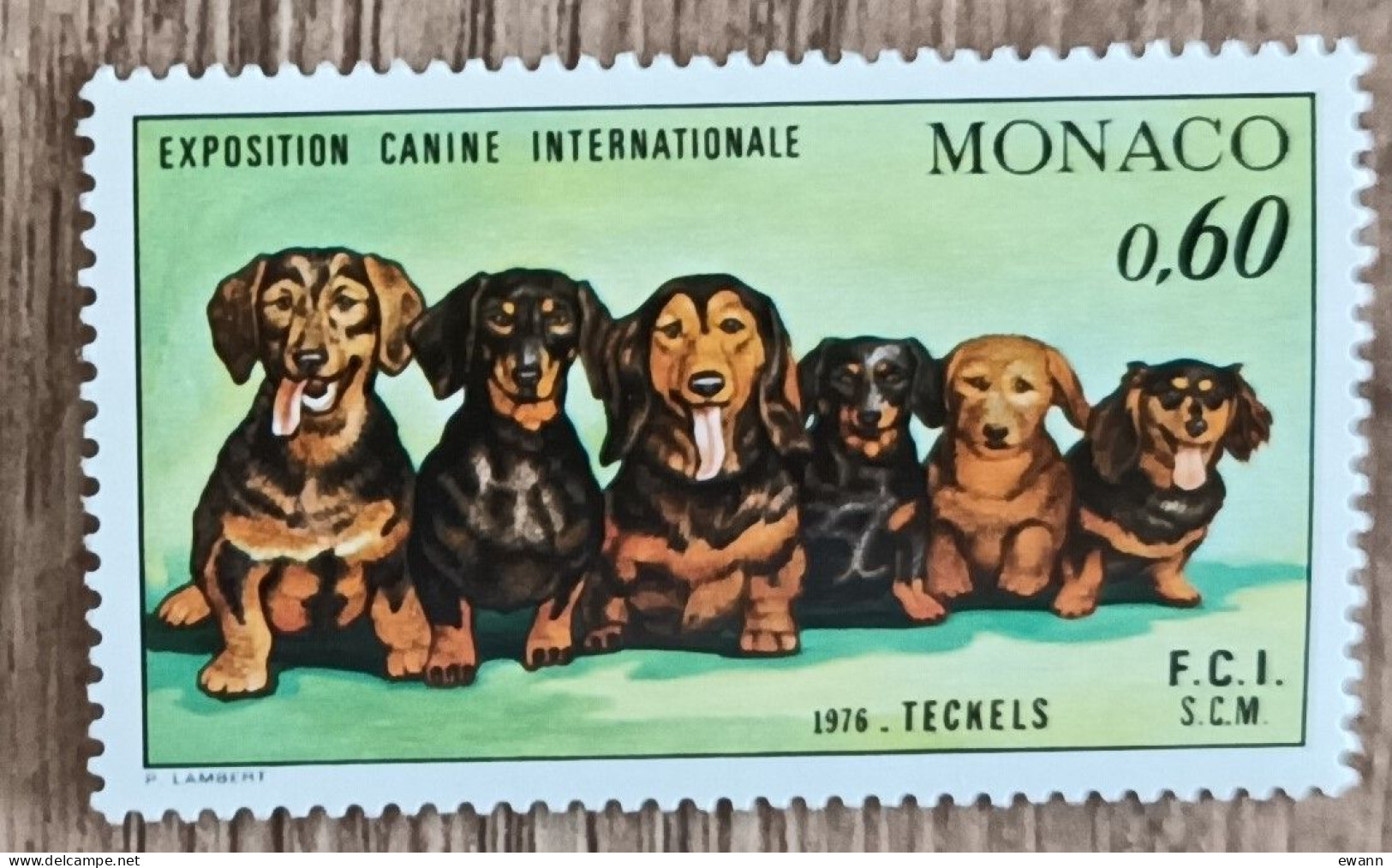 Monaco - YT N°1051 - Exposition Canine Internationale De Monte Carlo - 1976 - Neuf - Neufs