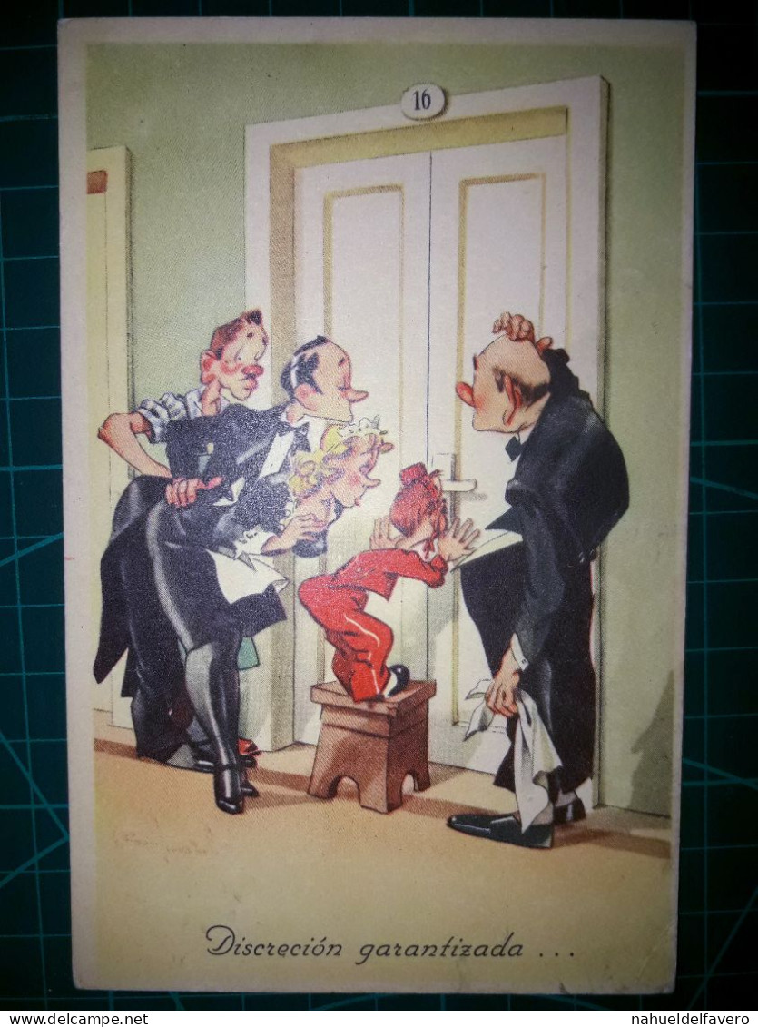 ARGENTINE, Carte Postale Vintage, Illustration Amusante Avec Des Caricatures Drôles Et Hilarantes. Comédie, Humour.. - Humor