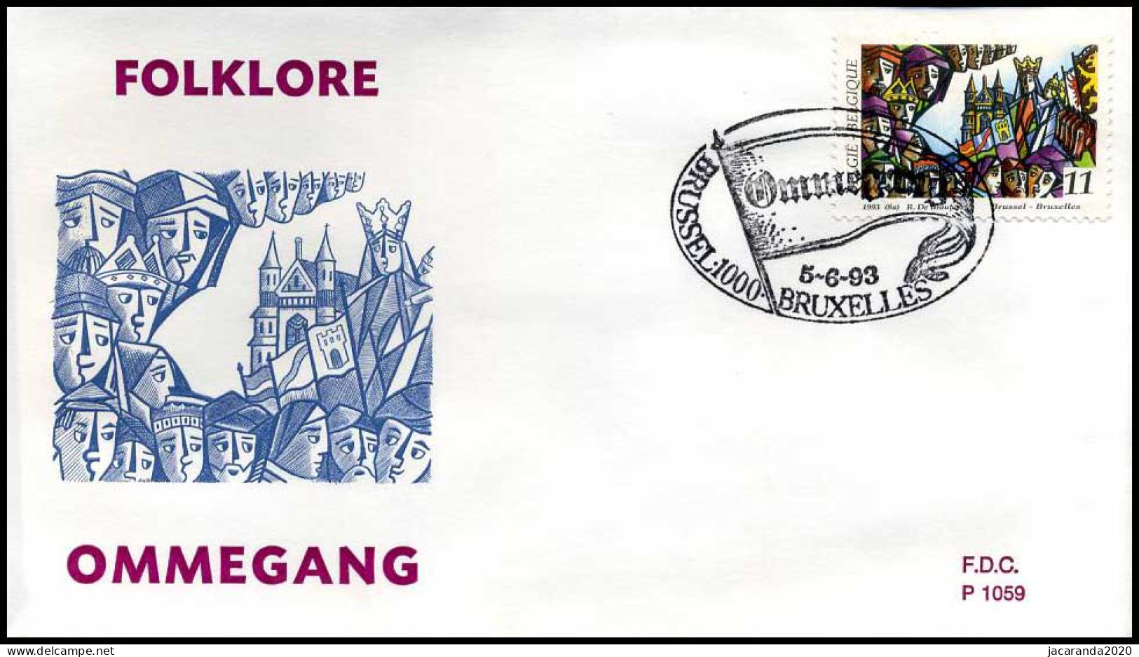 2509 - FDC - Folklore  #2  P1059 - 1991-2000