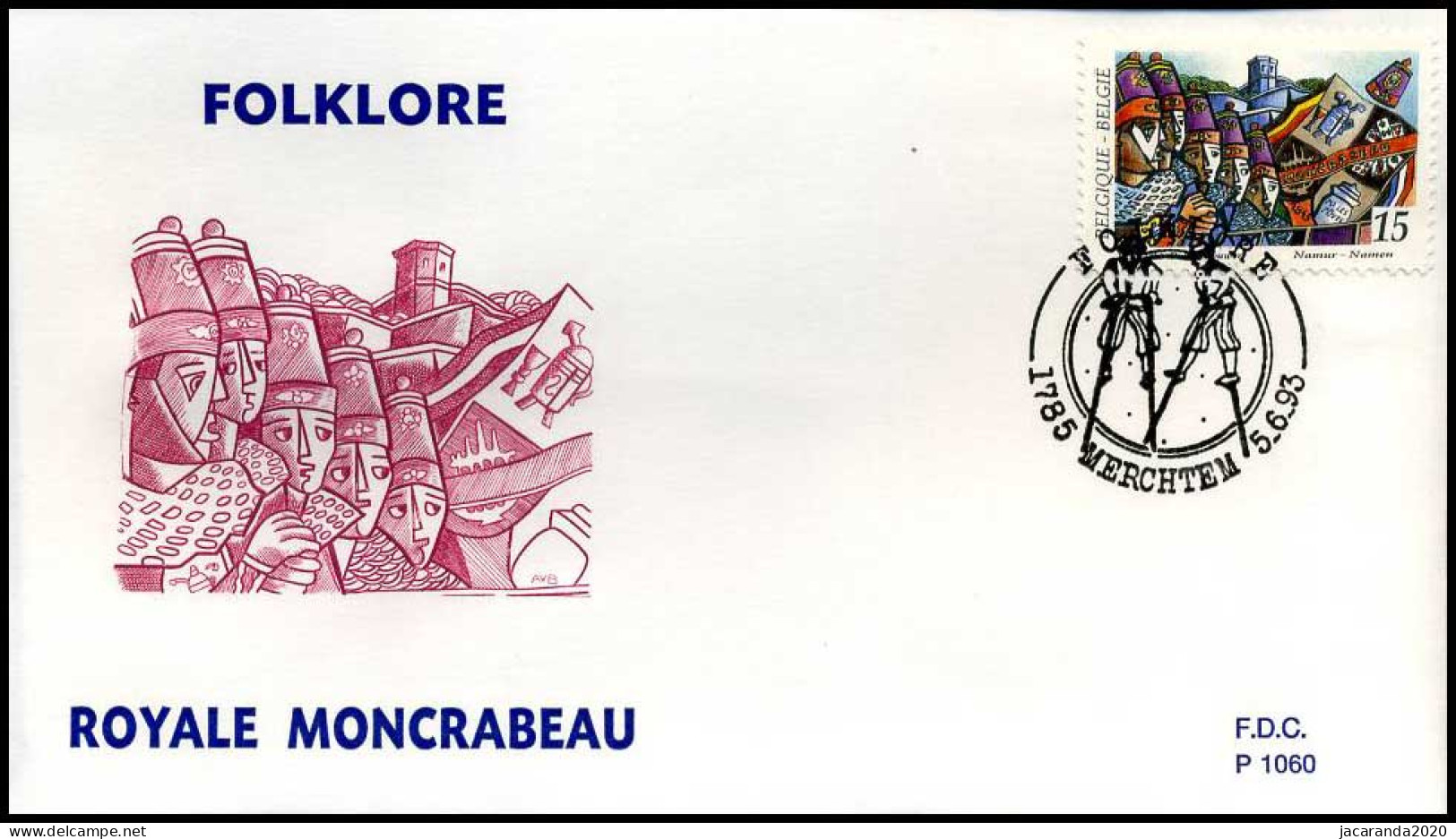 2510 - FDC - Folklore  #6  P1060 - 1991-2000