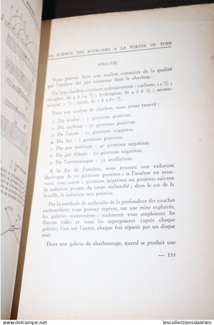 Livre ancien Radiesthésie la science des sourciers à la portée de tous 1938 - Georges Discry dédicacé