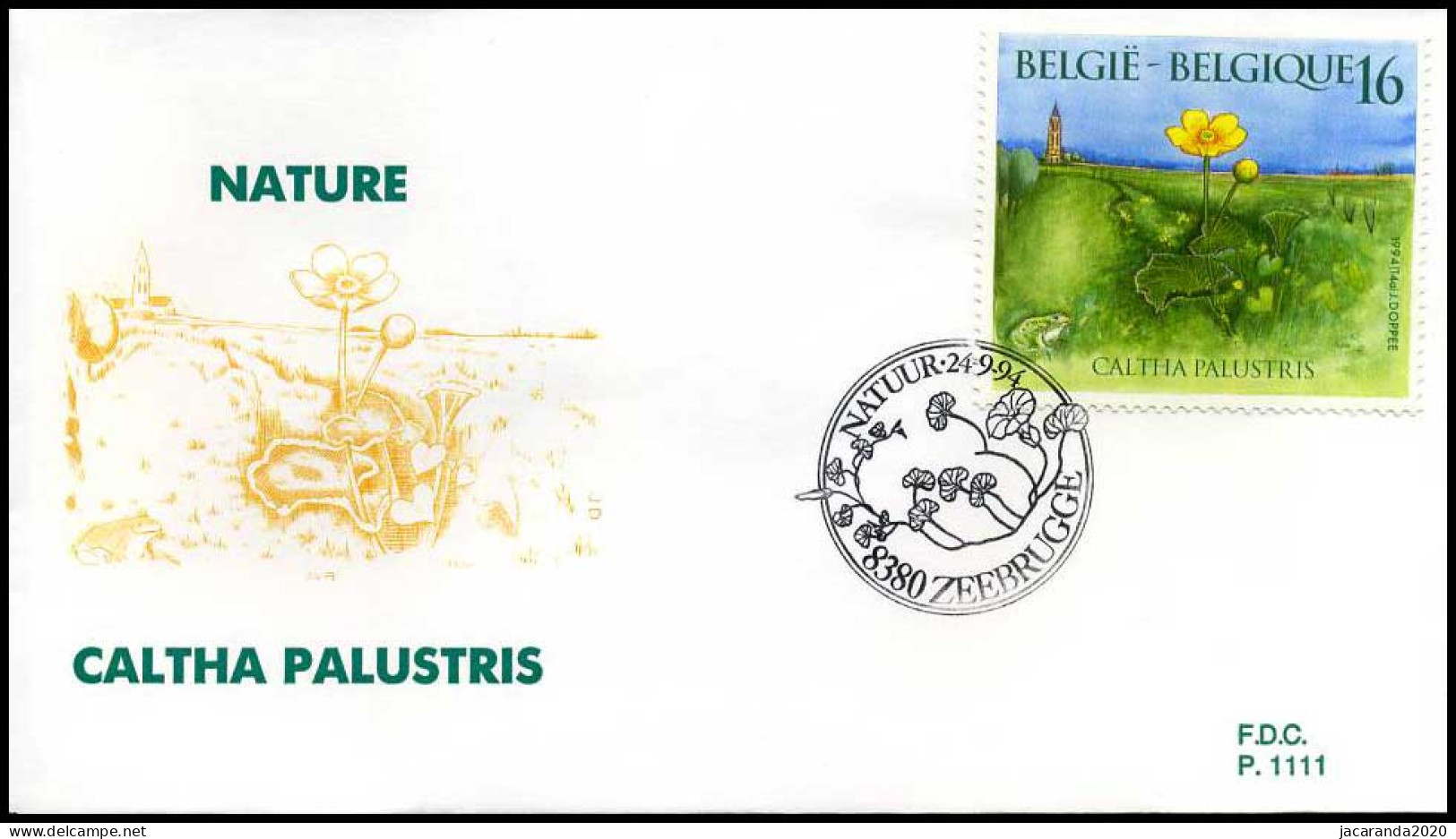 2572 - FDC - Natuur - Planten  #1  P1111 - 1991-2000