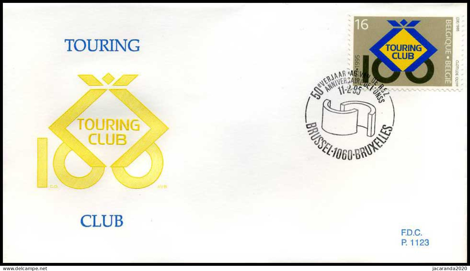 2586 - FDC - Herdenkingen  #4  P1123 - 1991-2000