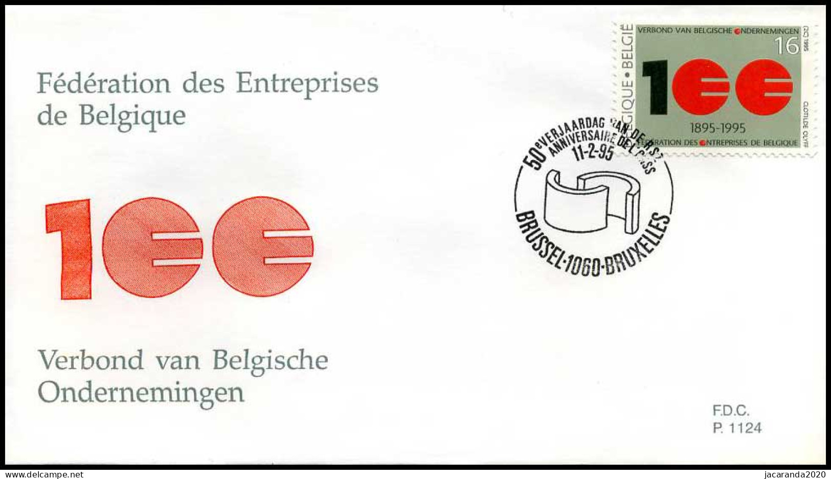 2587 - FDC - Herdenkingen  #5  P1124 - 1991-2000