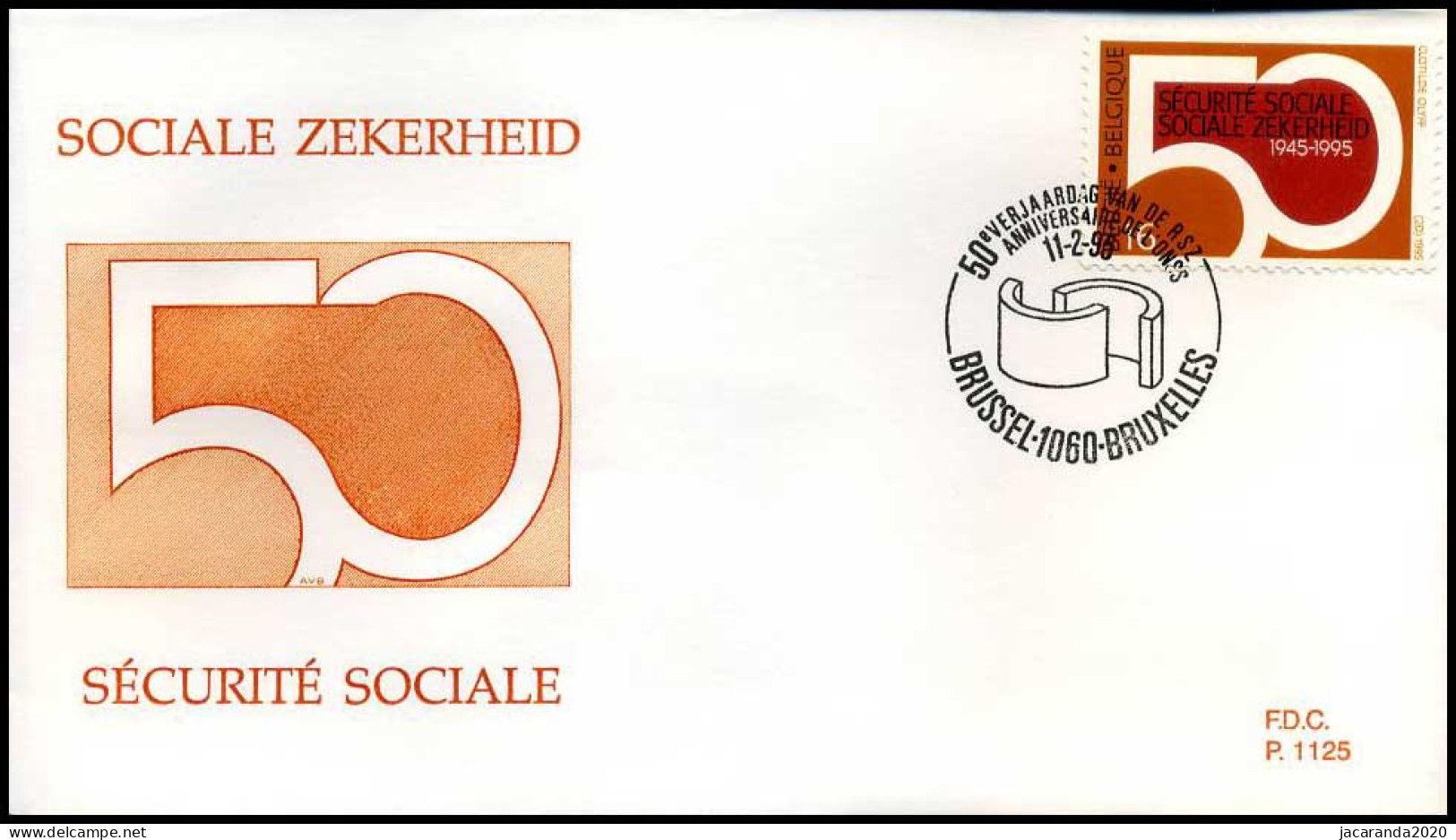 2588 - FDC - Herdenkingen  #7  P1125 - 1991-2000