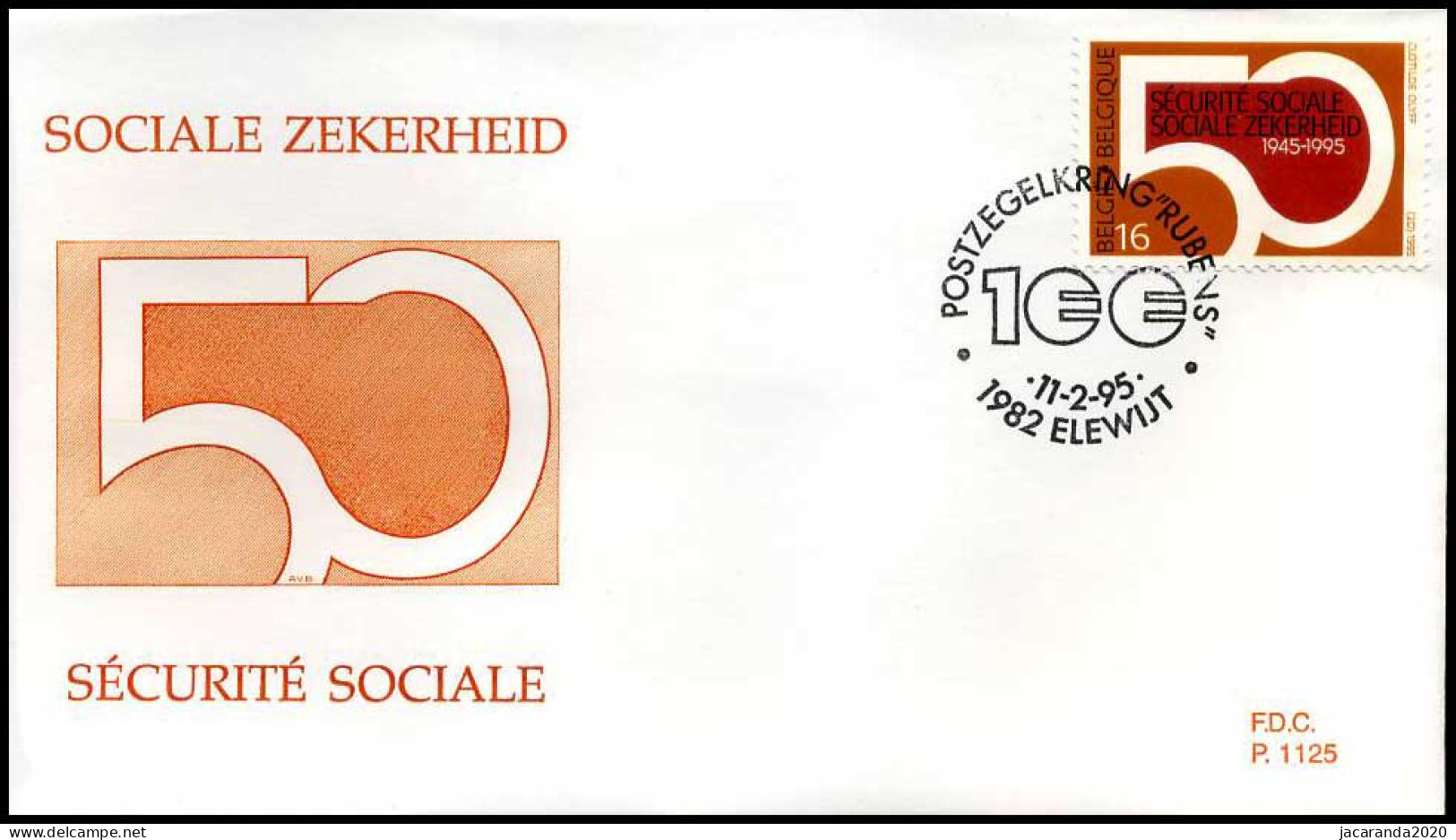 2588 - FDC - Herdenkingen  #8  P1125 - 1991-2000