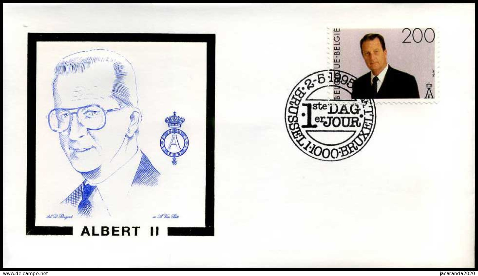 2599 - FDC - Koning Albert II  #1 - 1991-2000