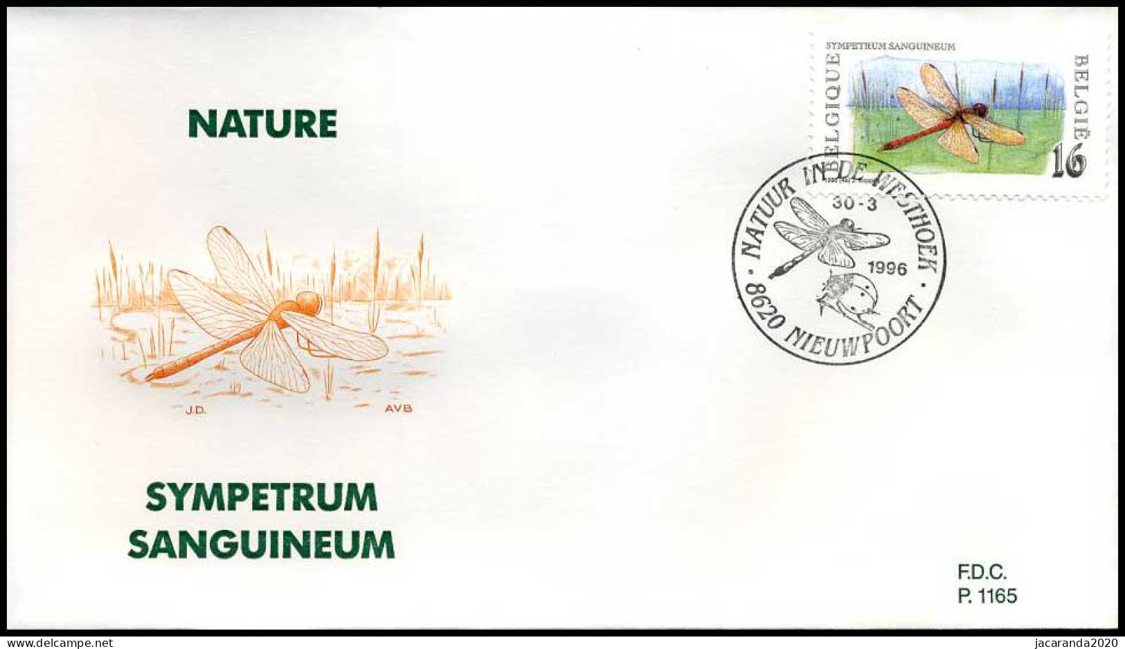 2630 - FDC - Natuur - Insecten  #1  P1165 - 1991-2000