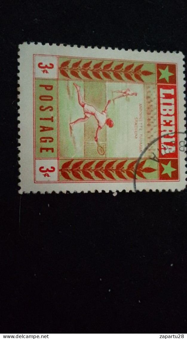 LİBERYA--1955   3 C      DAMGALI  SPORTS - Liberia