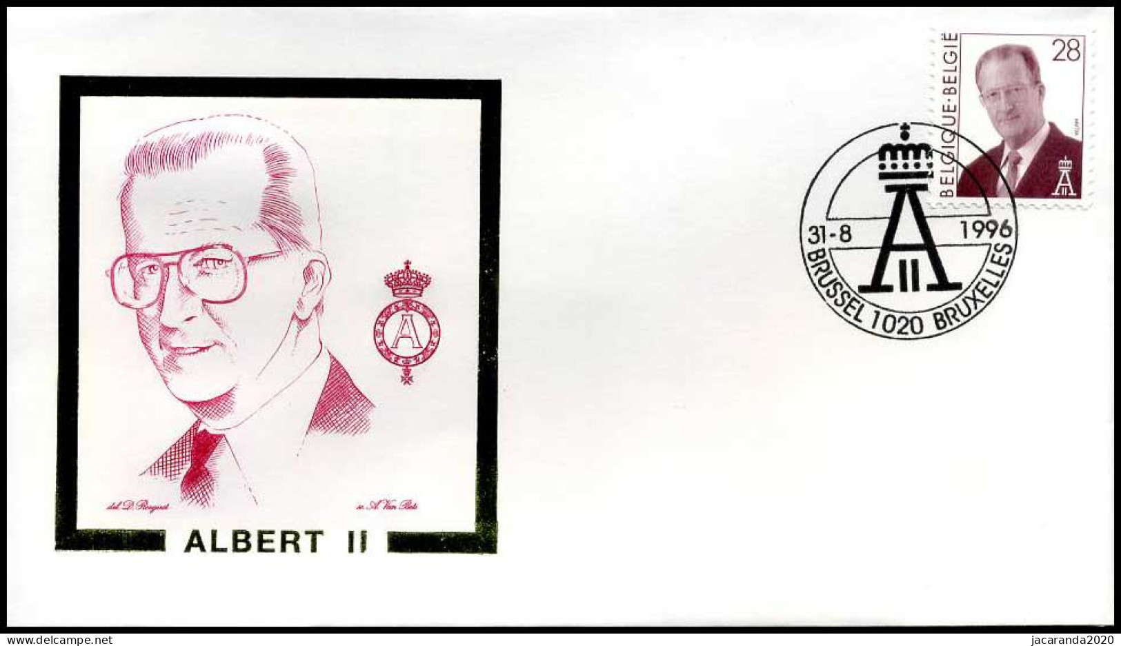 2661 - FDC - Koning Albert II  #4 - 1991-2000