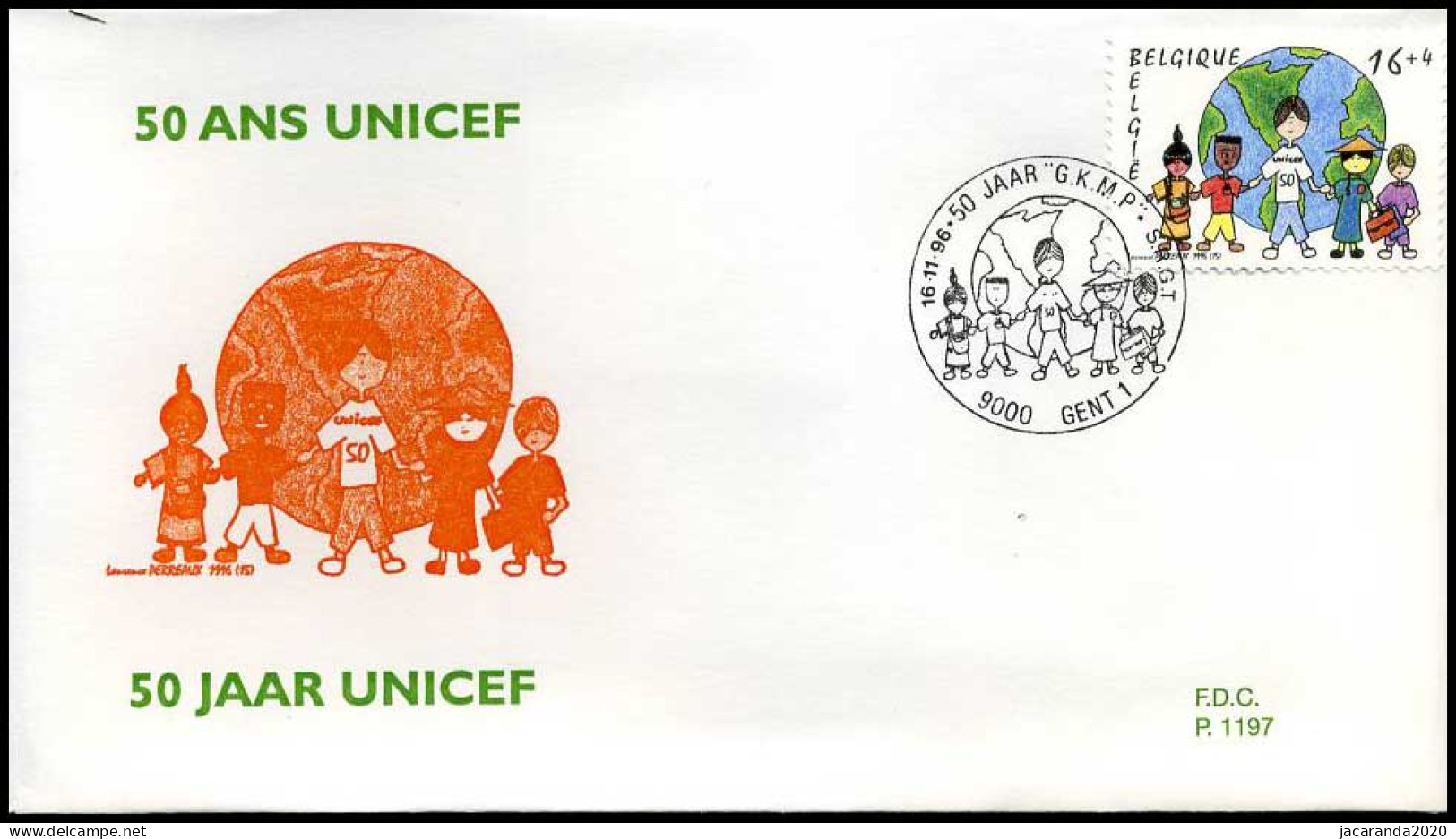 2670 - FDC - Solidariteit  #1  P1197 - 1991-2000