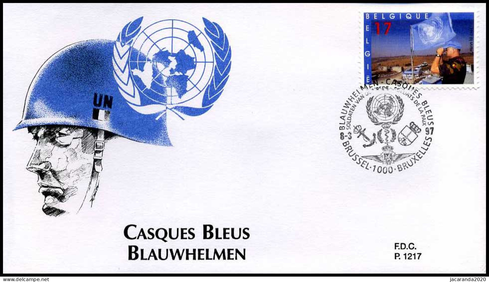 2692 - FDC - Blauwhelmen  #2  P1217 - 1991-2000