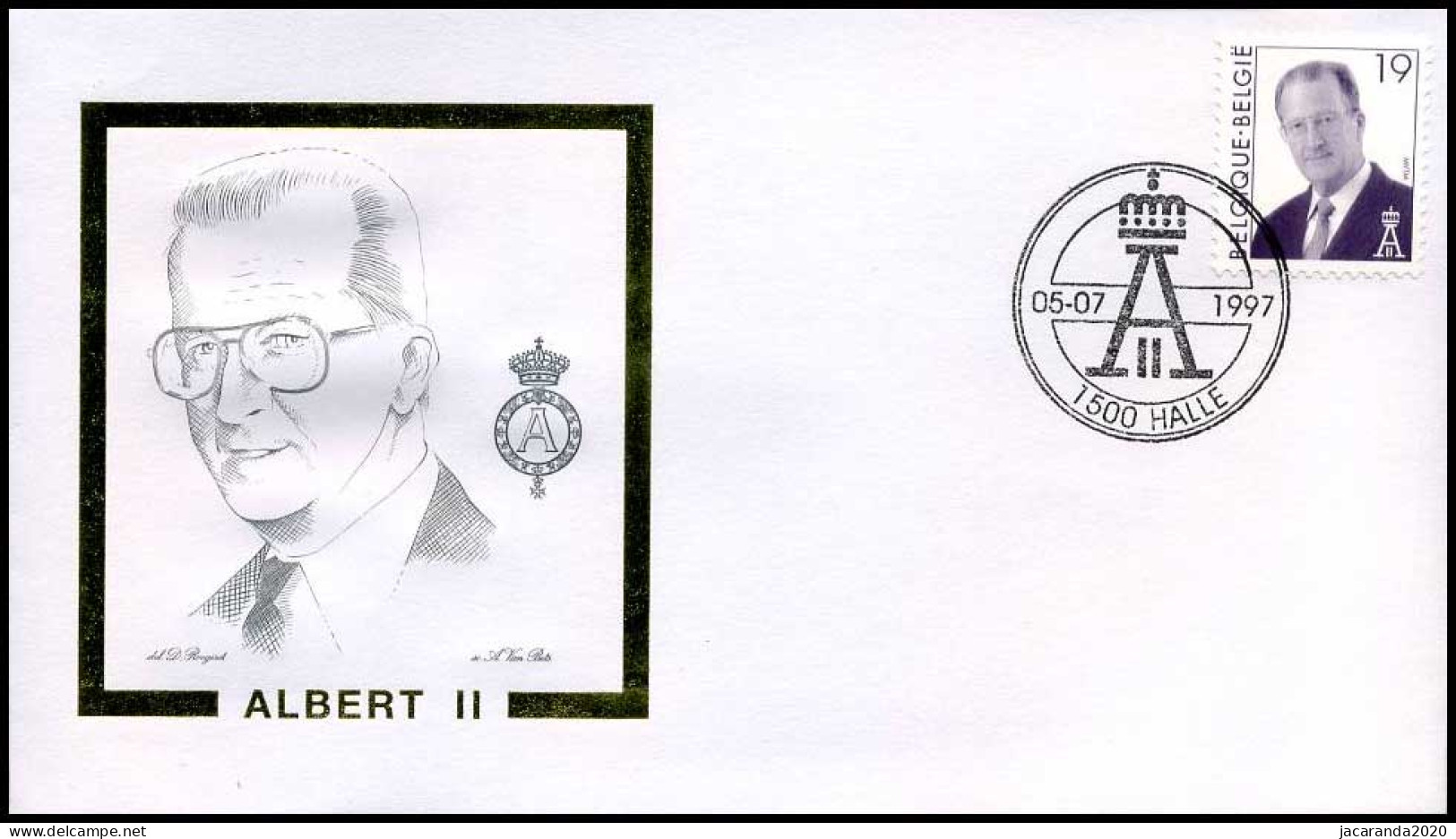 2714 - FDC - Koning Albert II  #1 - 1991-2000