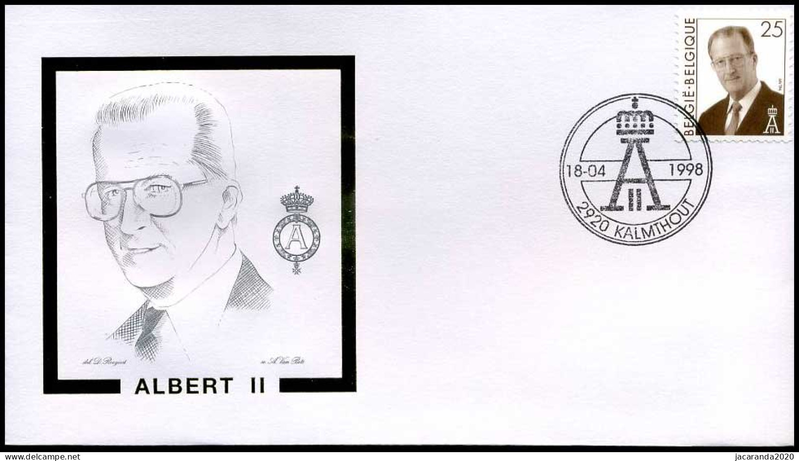 2754 - FDC - Koning Albert II  #1 - 1991-2000