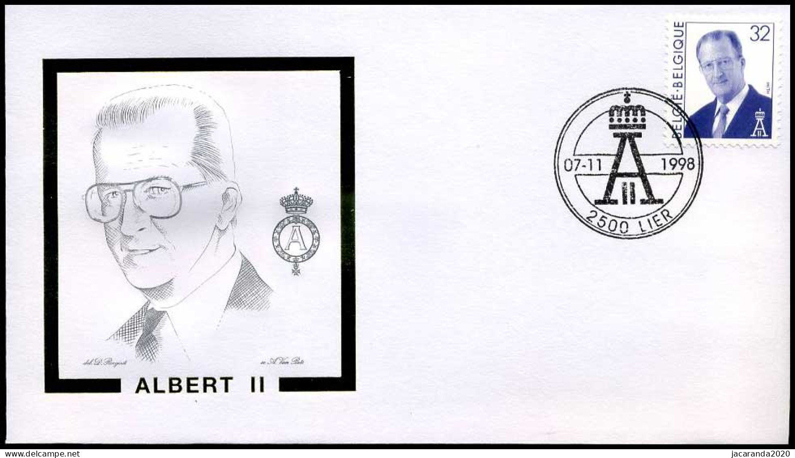 2791 - FDC - Koning Albert II  #1 - 1991-2000