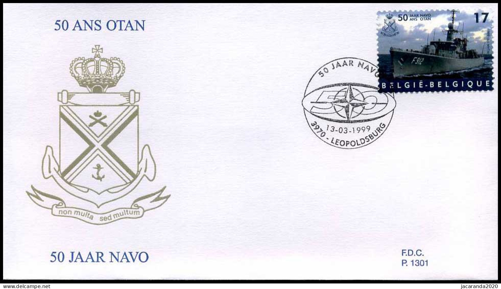 2811 - FDC - 50 Jaar NATO  #7  P1301 - 1991-2000