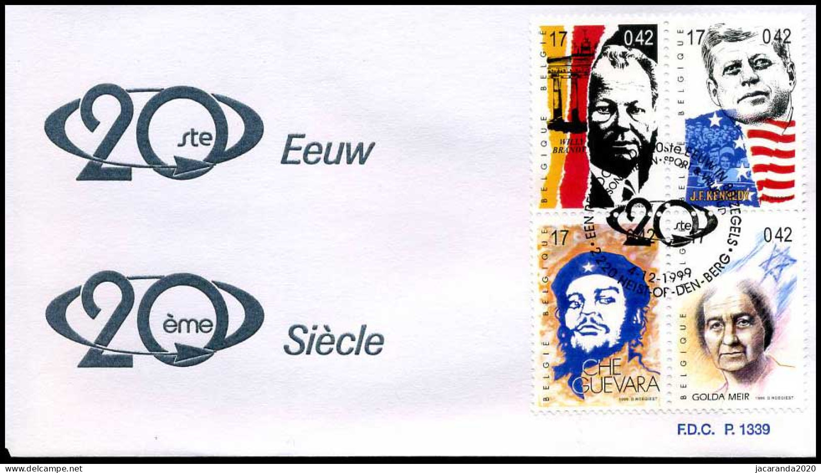 2860 - FDC - 20ste Eeuw  #2  P1339 - 1991-2000