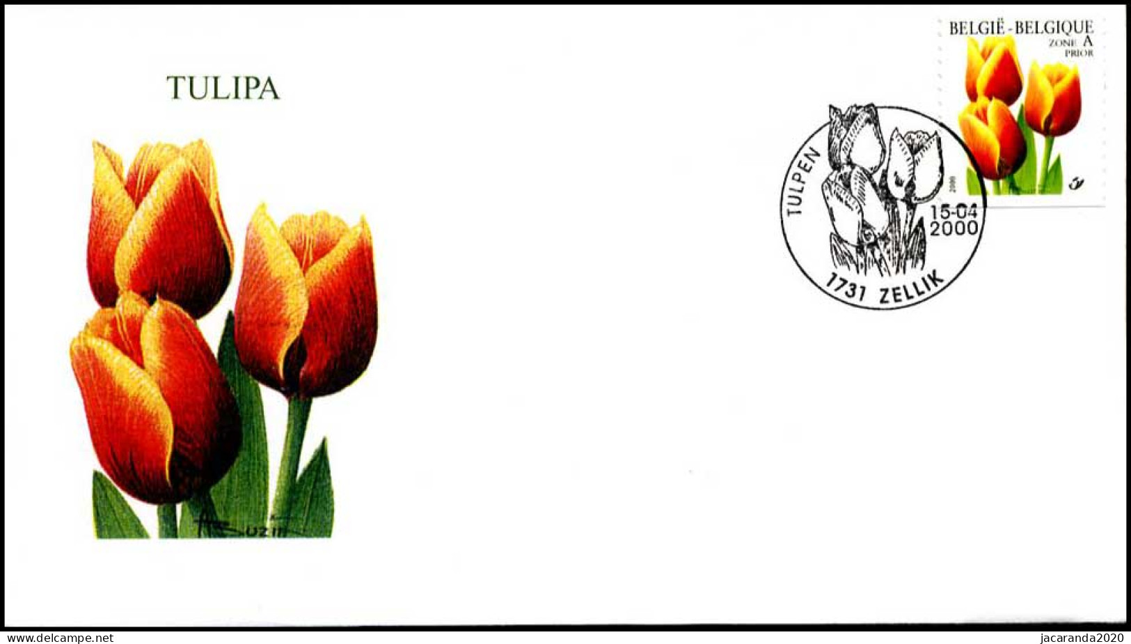 2907a - FDC - Tulpen - Buzin  #1 P - 1991-2000