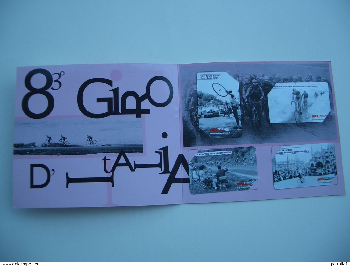 SCH 507 - Folder 83 Giro D’Italia    Con 4 Schede Nuove       Facciale 2 Da £ 2000 E 2 Da £ 5000 - Publiques Figurées Ordinaires