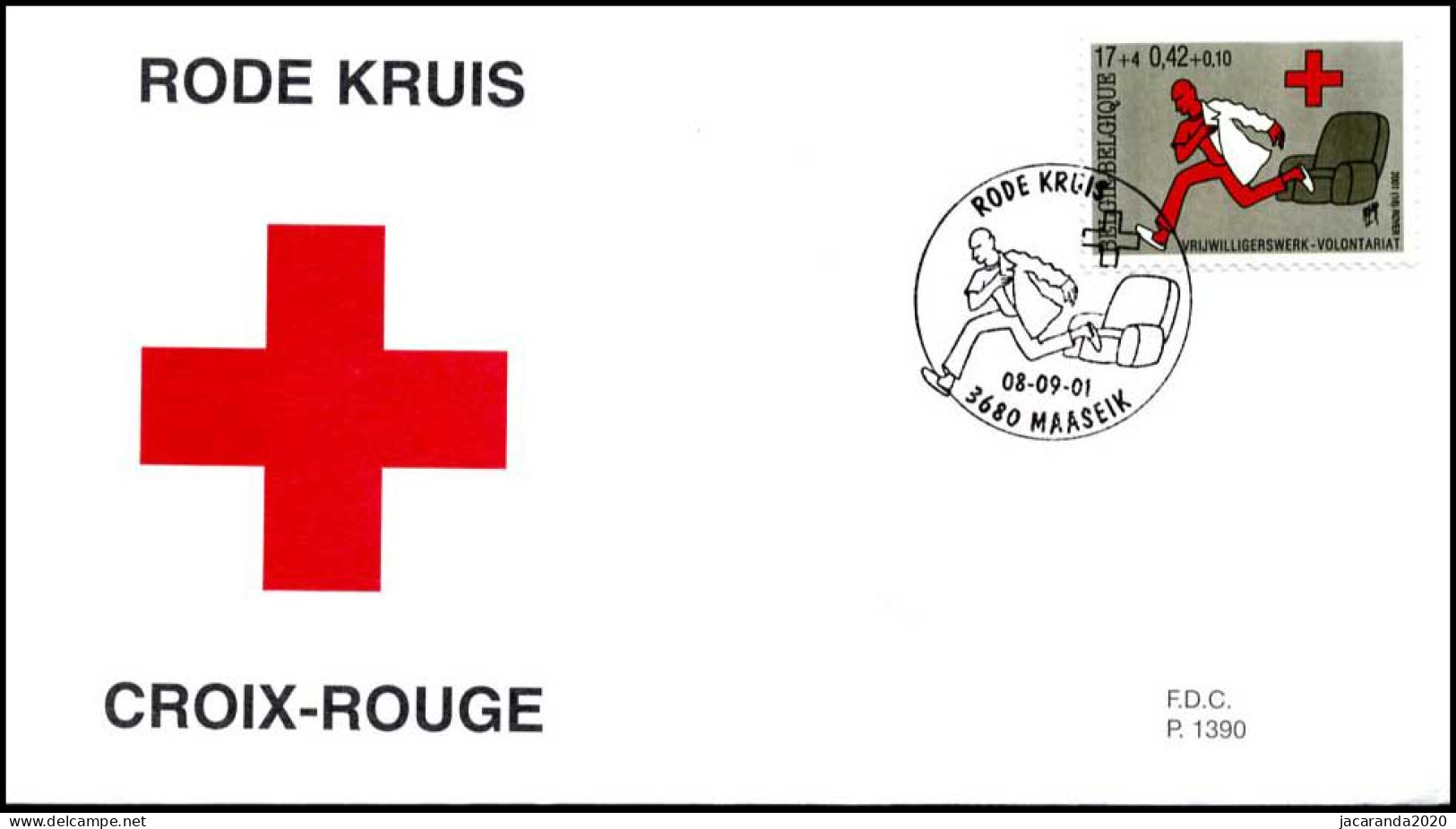 3022 - FDC - Rode Kruis #1 P1390 - 2001-2010