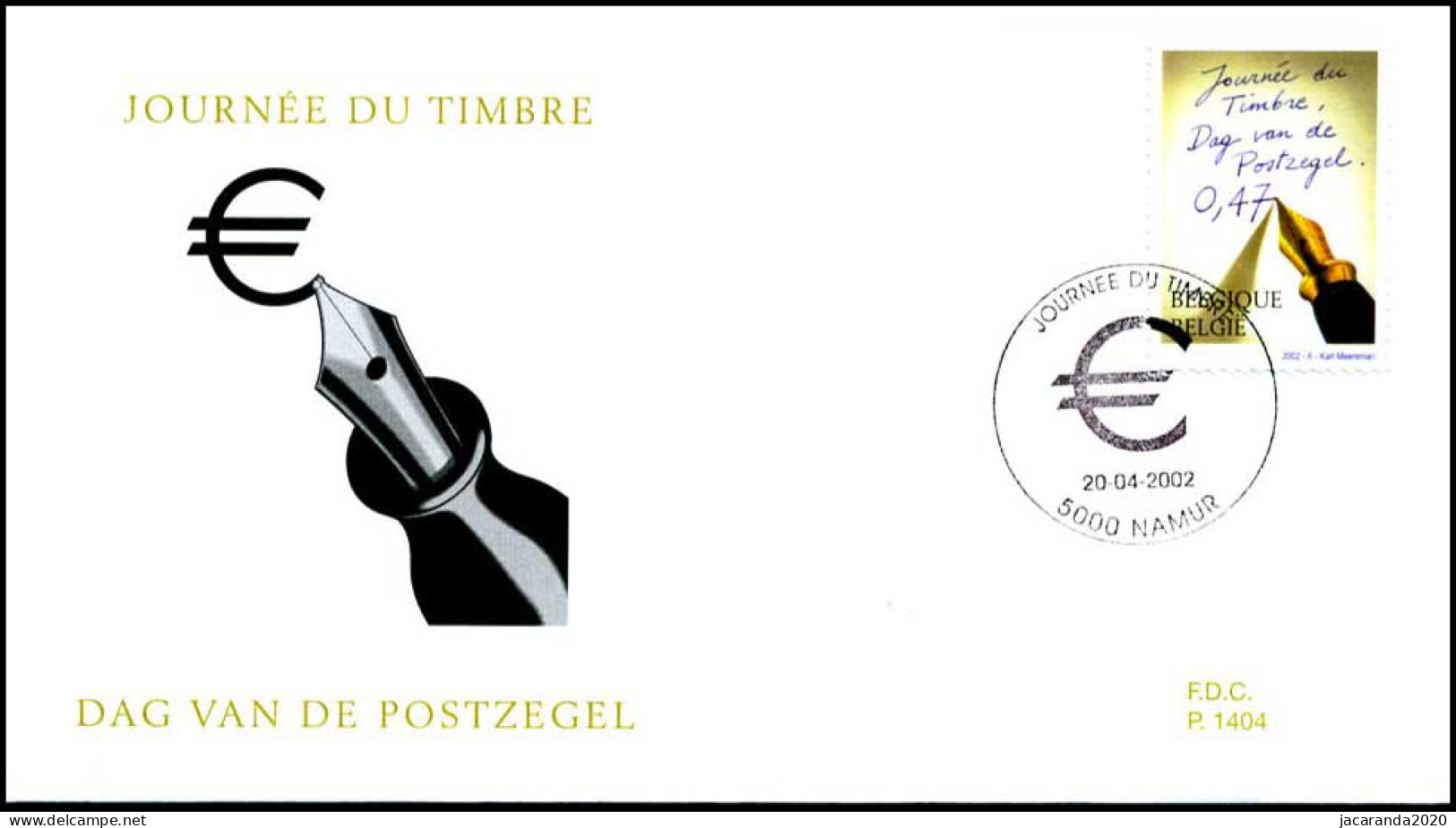 3063 - FDC - Dag Van De Postzegel #3 P1404 - 2001-2010