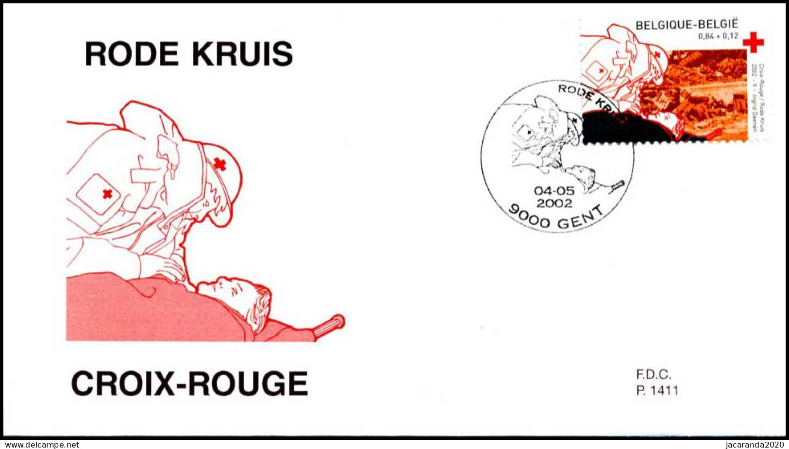 3072 - FDC - Rode Kruis #1 P1411 - 2001-2010