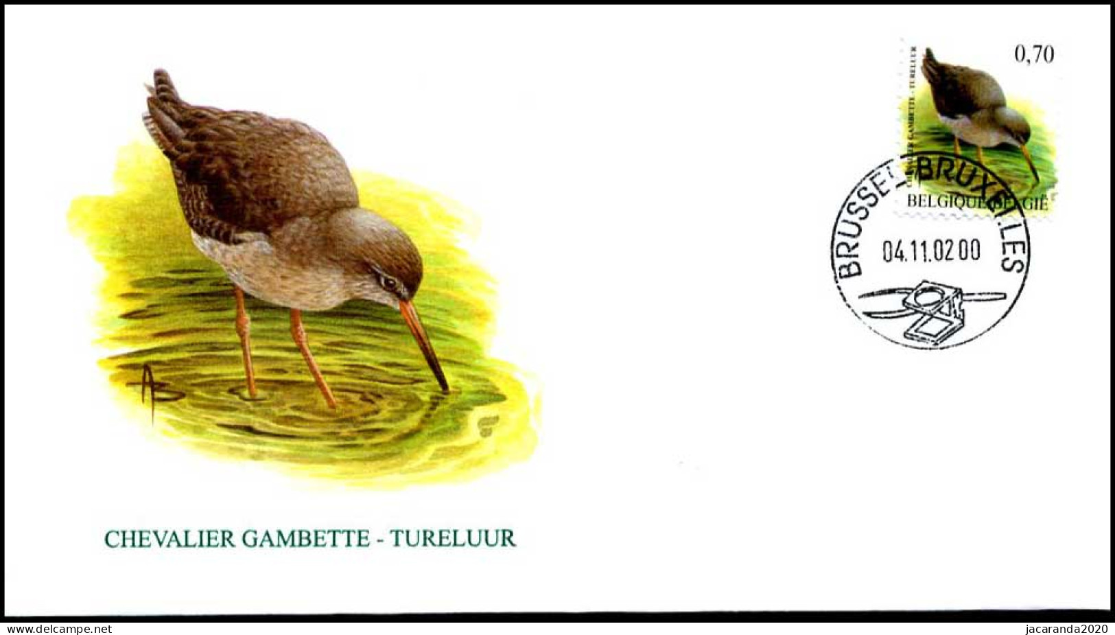 3137 - FDC - Tureluur - Buzin #1 P - 2001-2010