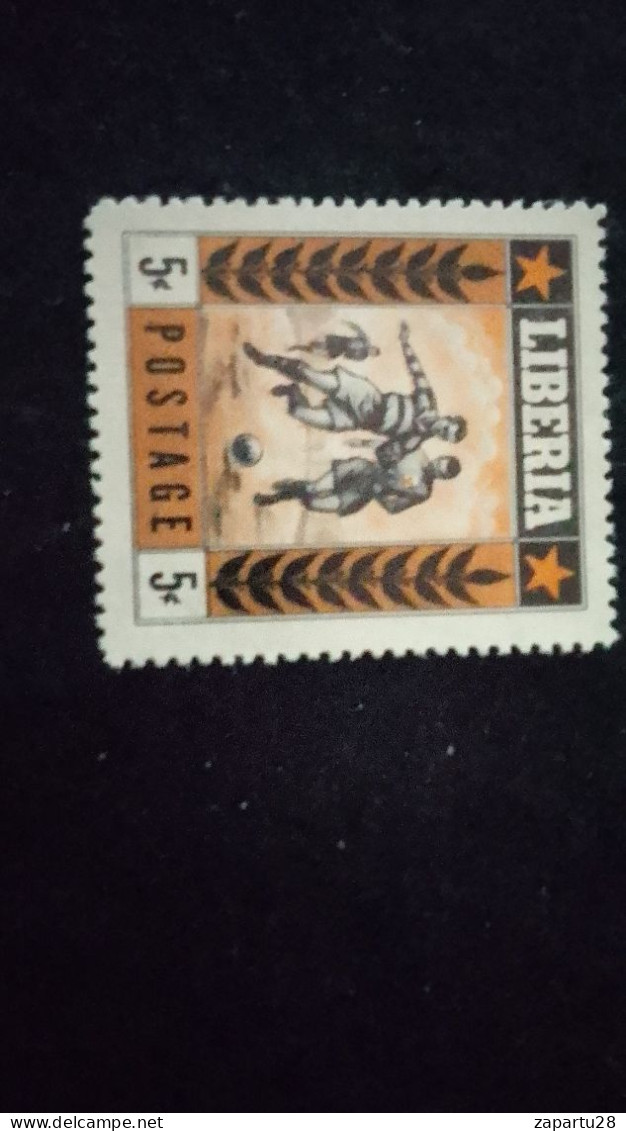 LİBERYA--1955   5 C      DAMGALI  SPORTS - Liberia