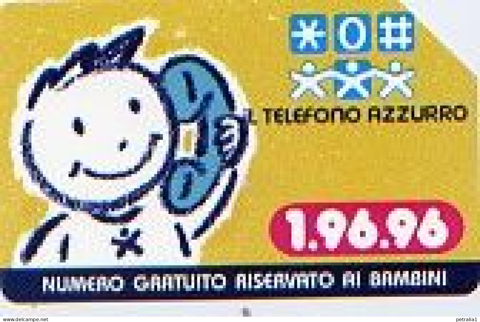 SCH 593 - Telefono Azzurro                 Facciale  £ 5.000 - Pubbliche Figurate Ordinarie