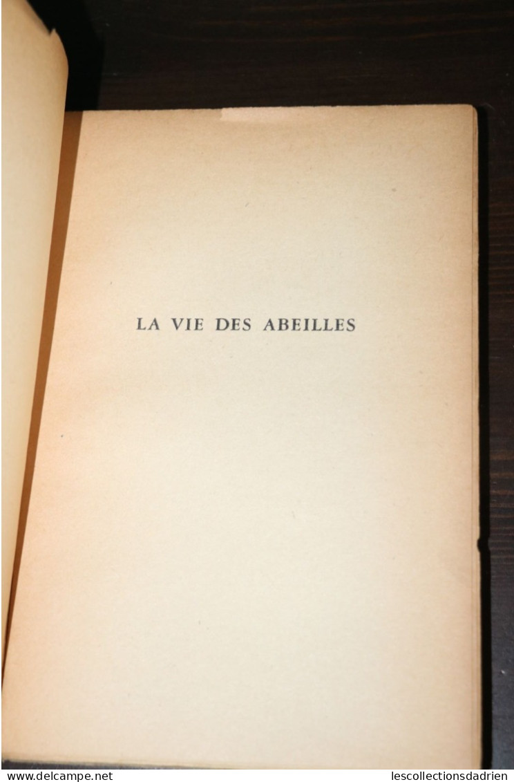 Livre ancien apiculture La vie des abeilles - Maurice Maeterlinck