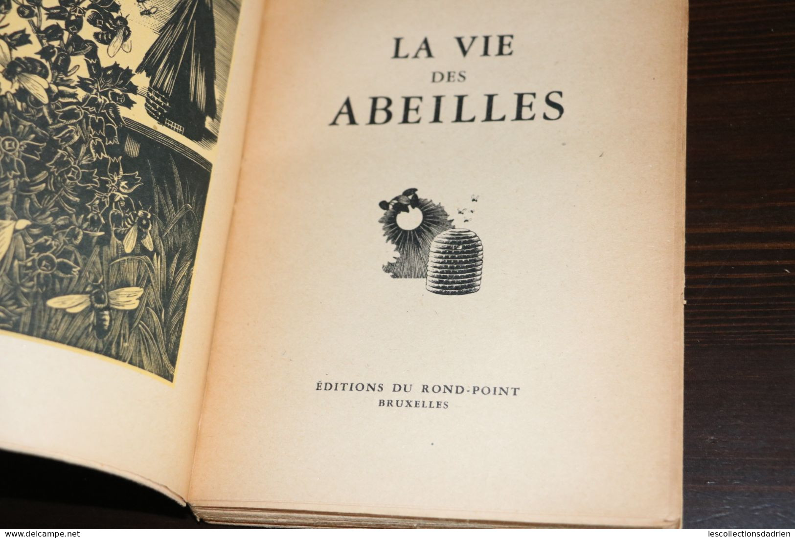 Livre ancien apiculture La vie des abeilles - Maurice Maeterlinck