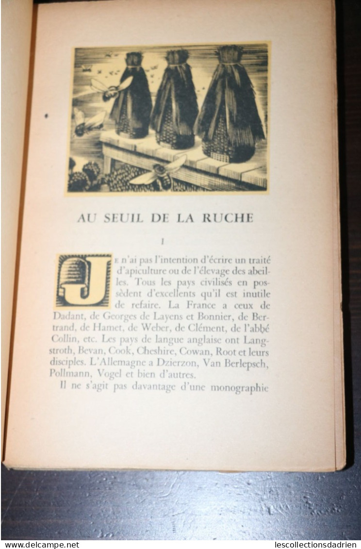 Livre ancien apiculture La vie des abeilles - Maurice Maeterlinck