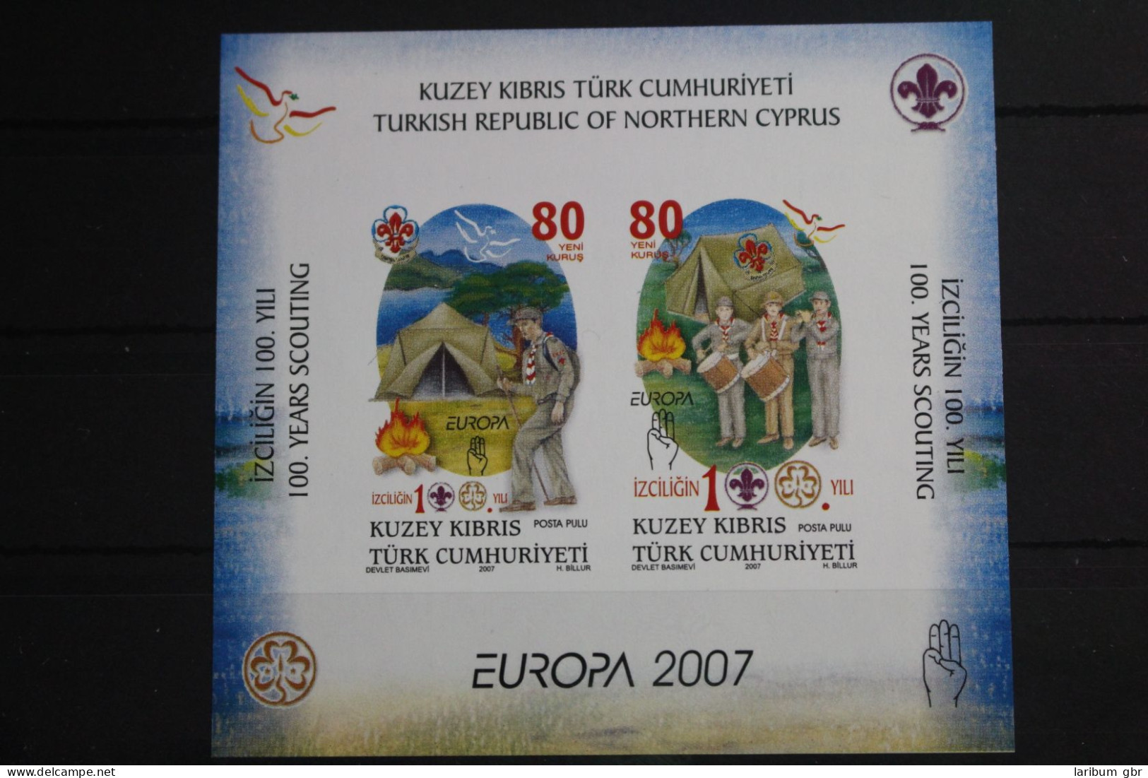 Türkisch-Zypern Block 26 Mit 659-660 Postfrisch Pfadfinder #WT386 - Used Stamps