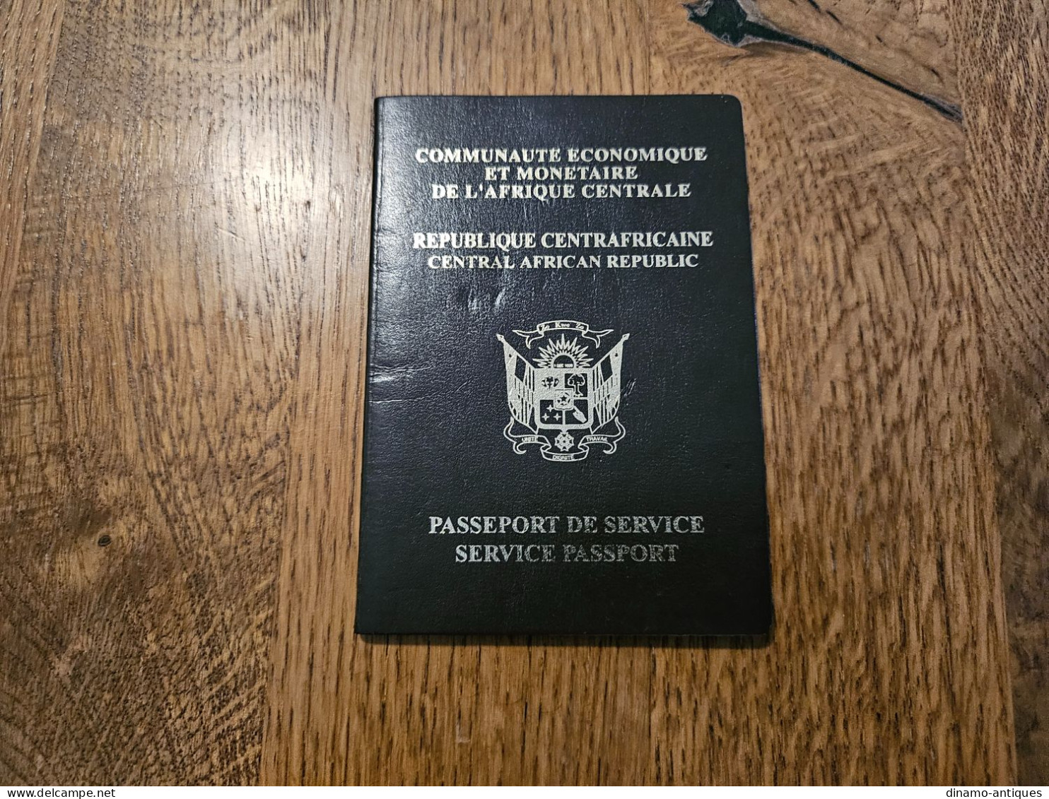 2004 Central African Republic Official Passport Passeport De Service - Documenti Storici