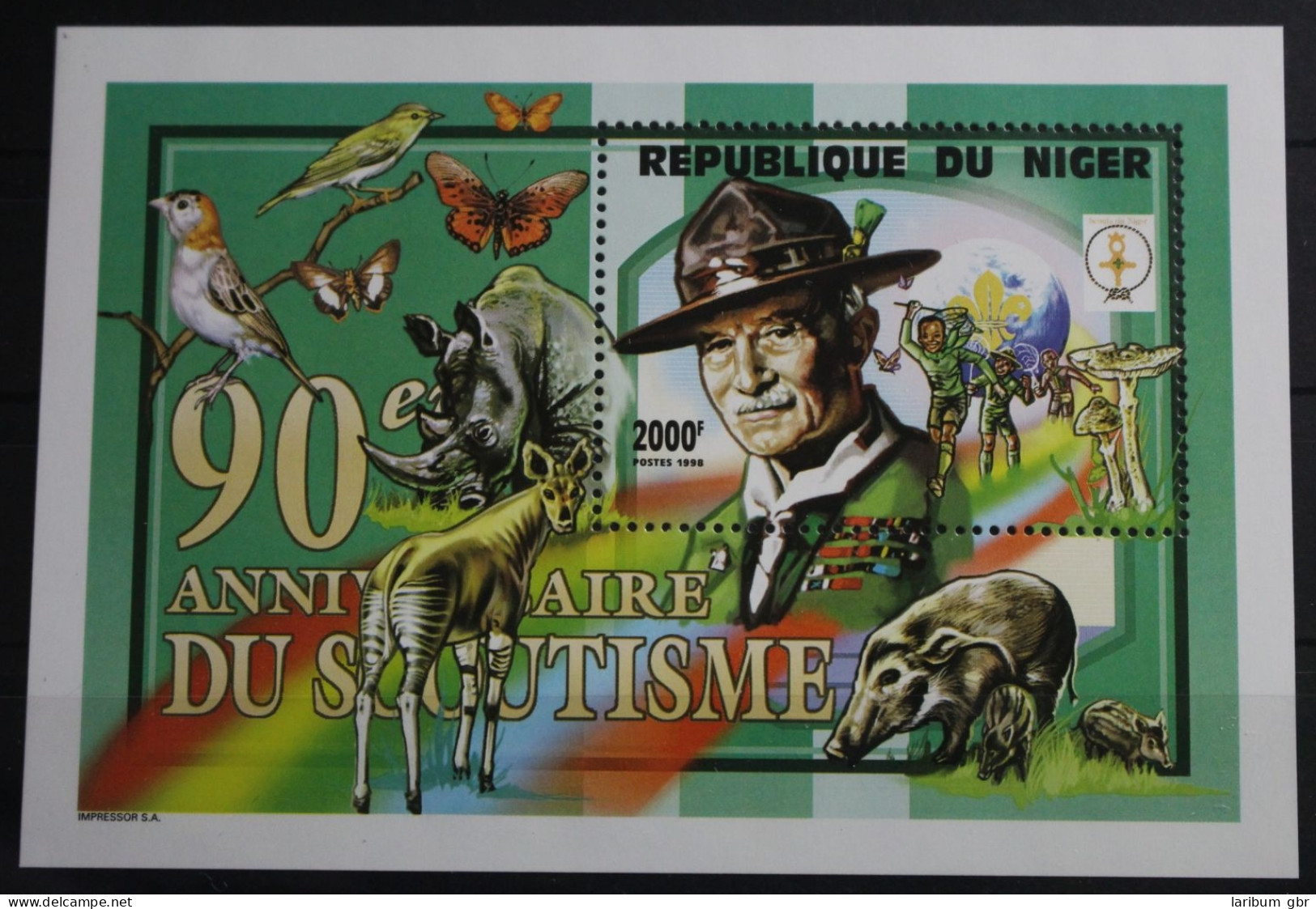 Niger Block 112 Mit 1504 Postfrisch #WT370 - Níger (1960-...)