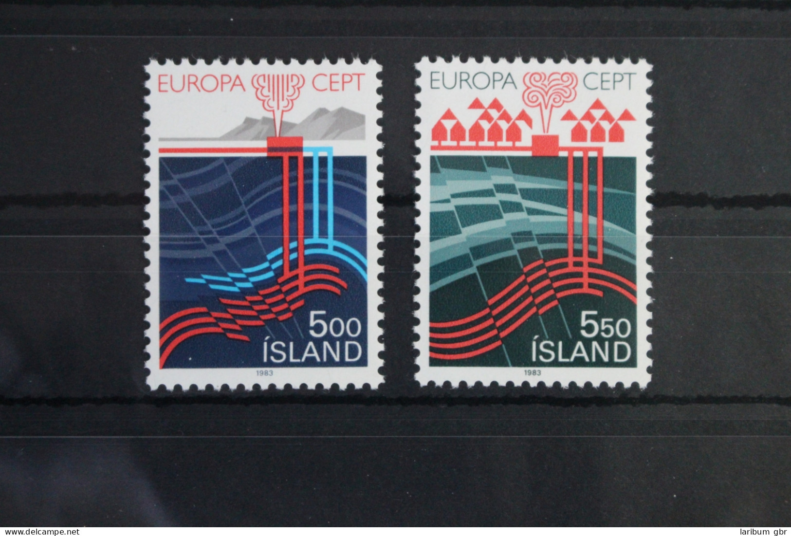 Island 598-599 Postfrisch #WB786 - Sonstige & Ohne Zuordnung