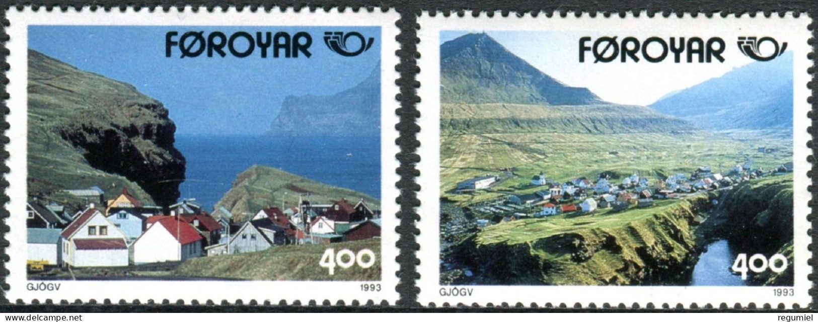 Feroe 242/243 ** MNH. 1993 - Faroe Islands