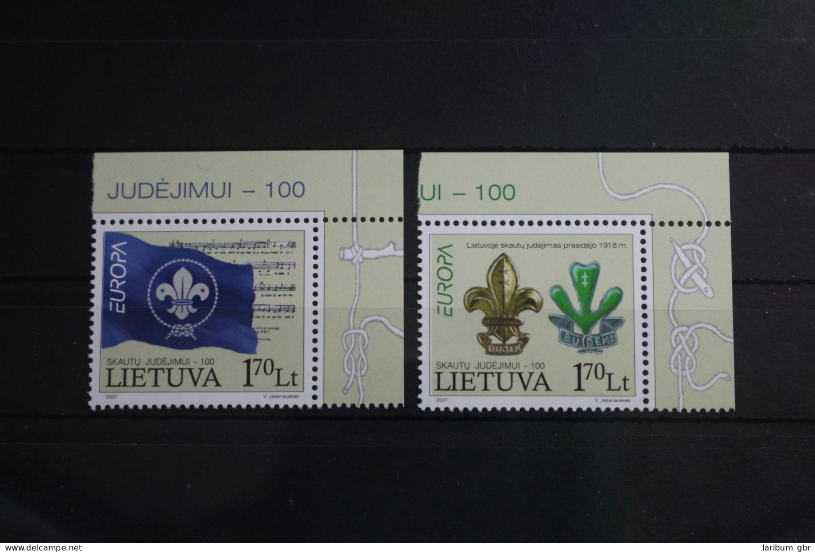 Litauen 933-934 Postfrisch Pfadfinder #WT377 - Lituania