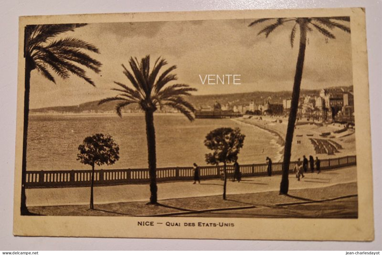 Carte Postale NICE : Quai Des Etats-Unis - Parcs Et Jardins