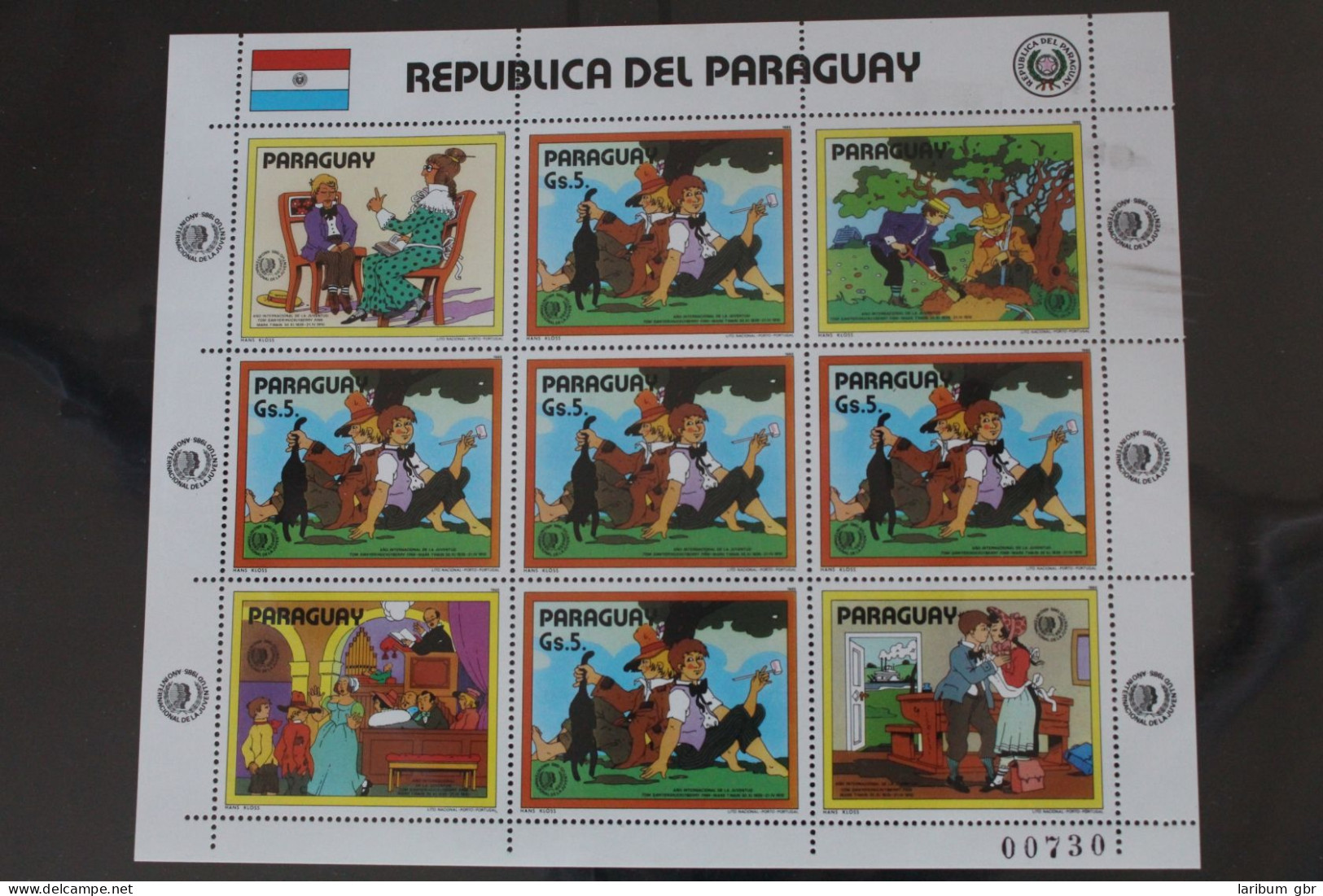 Paraguay 3893 Postfrisch Als Kleinbogen #FF492 - Paraguay