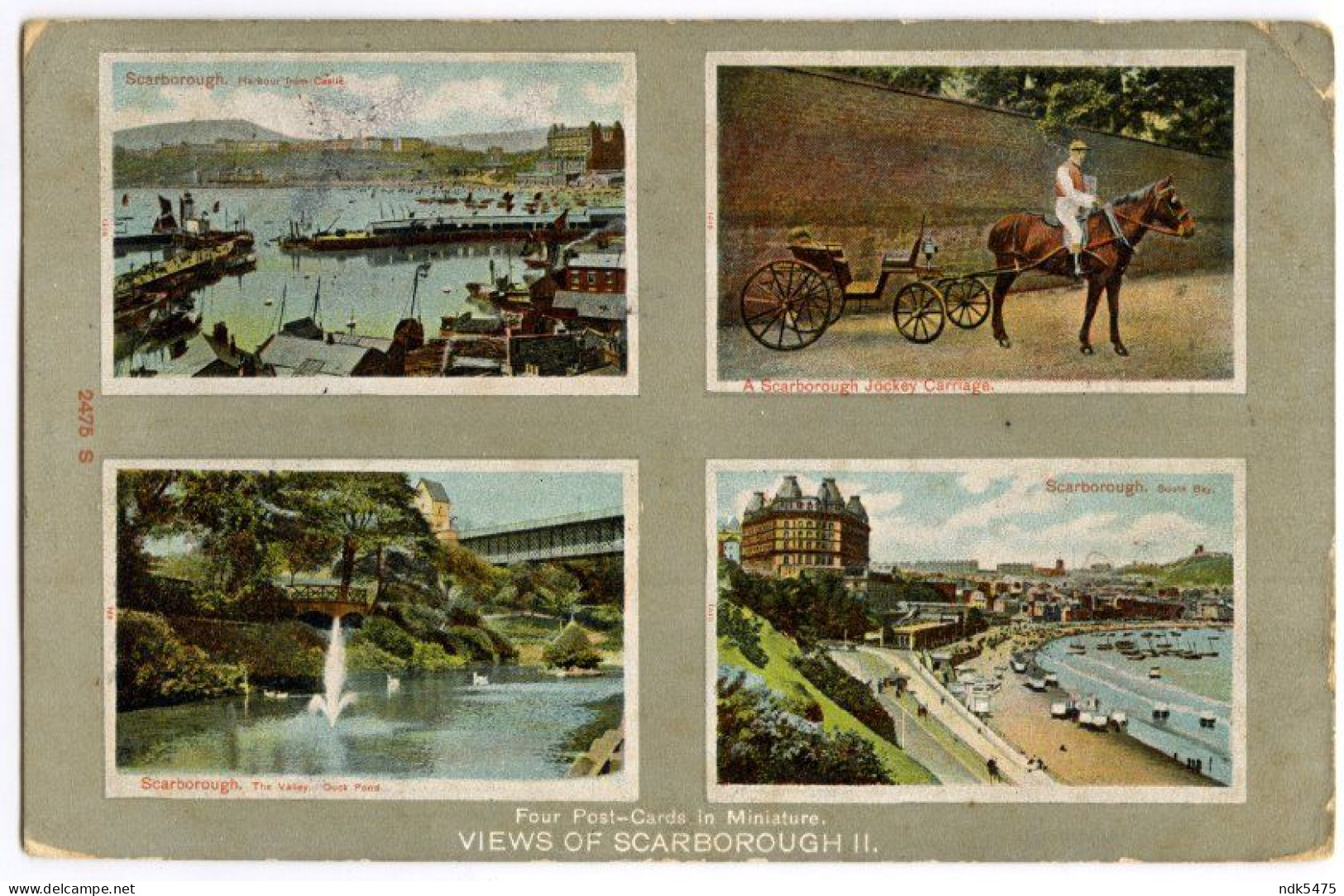 SCARBOROUGH : MULTIVIEW - JOCKEY CARRIAGE / LEEDS, WOODHOUSE, MELVILLE PLACE (CUNDALL) - Scarborough