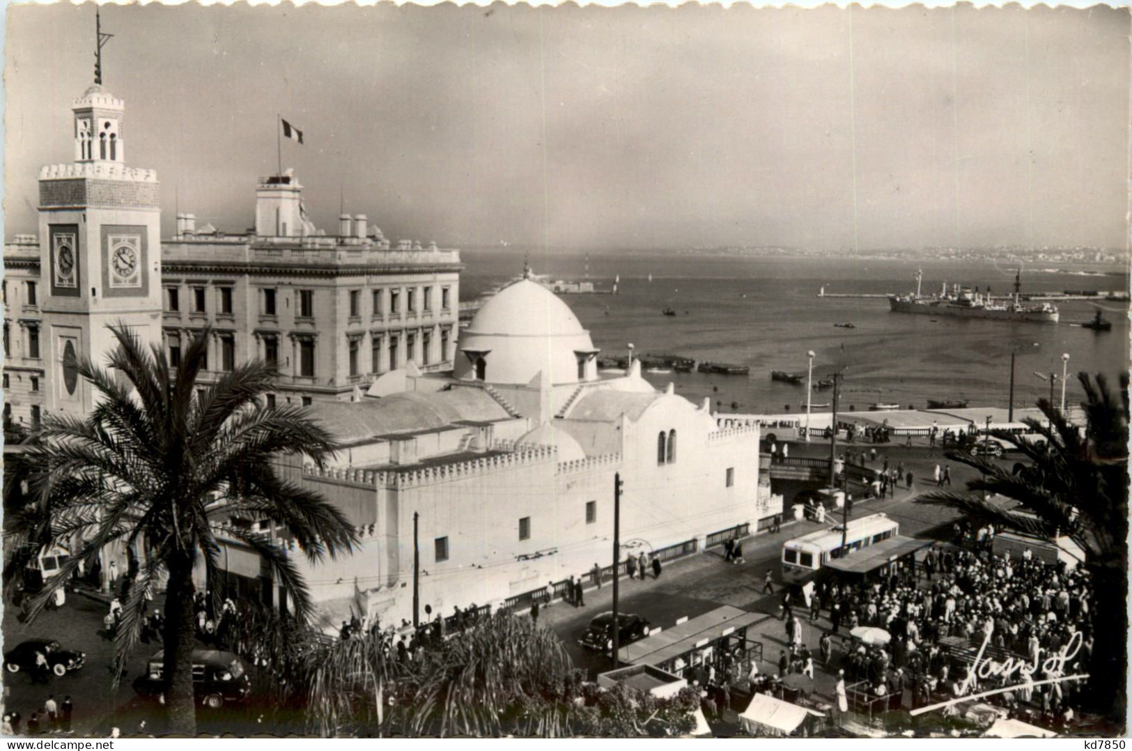 Alger, Place Du Gouvernement Mosquee, Djemaa-Djedid Et Le Port - Algiers