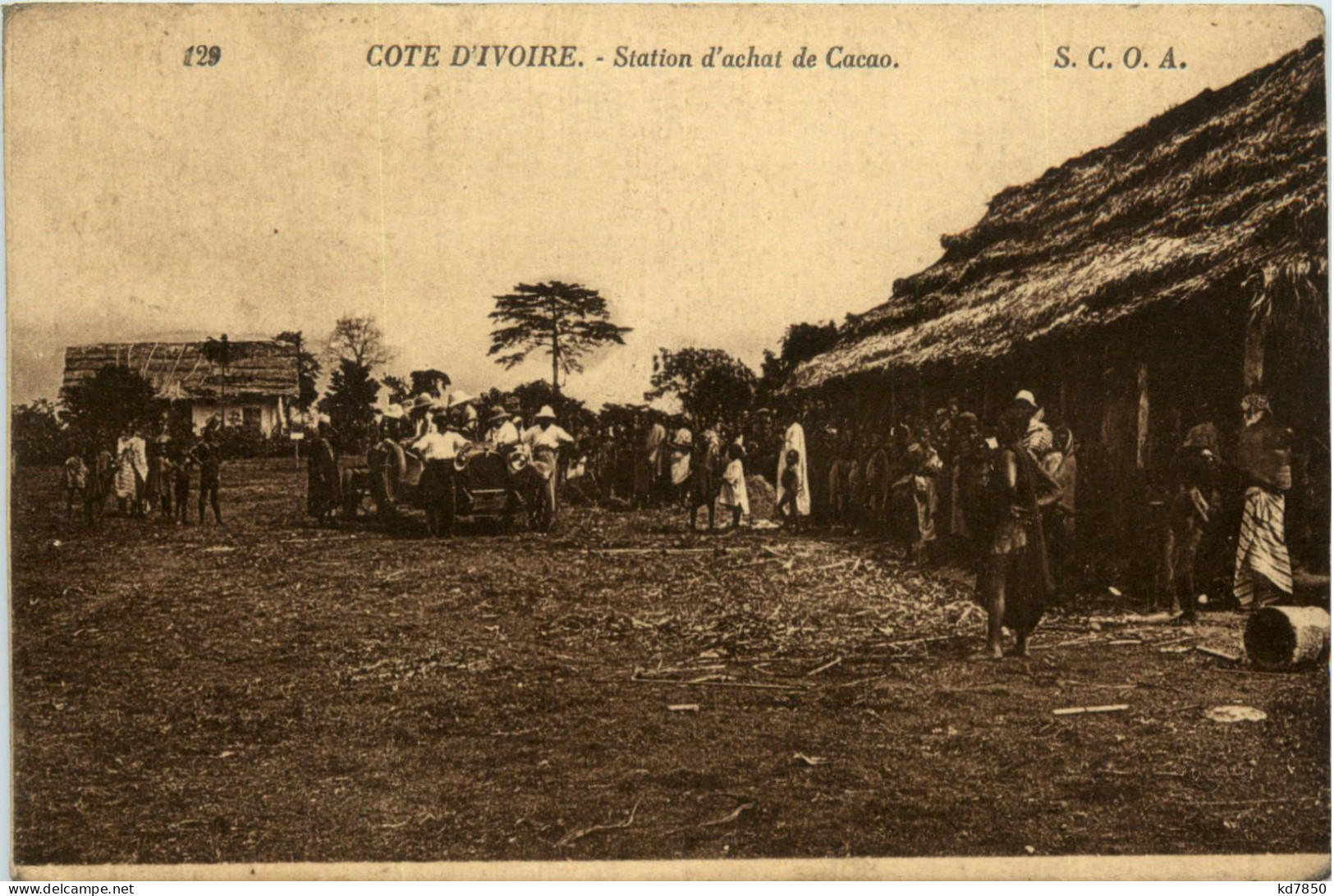 Cote D Ivoire - Station D Achat De Cacaou - Ivoorkust