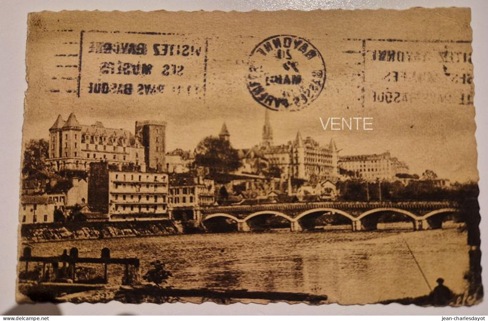 Carte Postale PAU : Vue Générale Sur La Gave - Pau