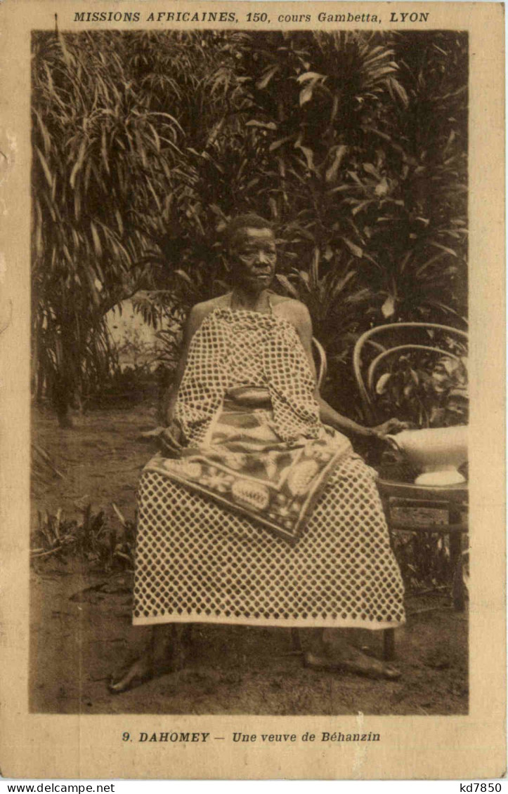 Dahomey - Une Veuve De Behanzin - Benín