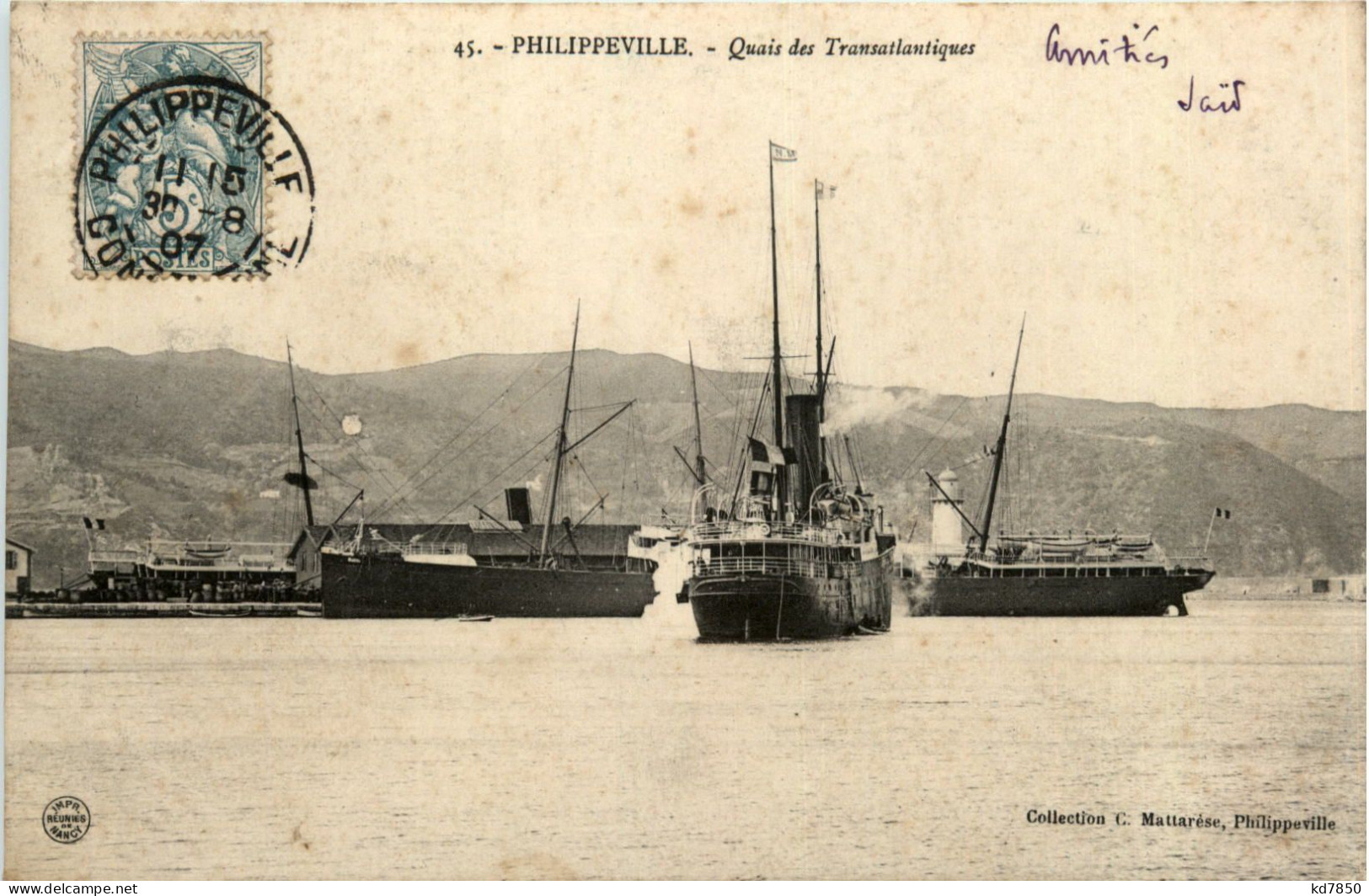 Philippeville, Quais Des Transatlantiques - Other & Unclassified