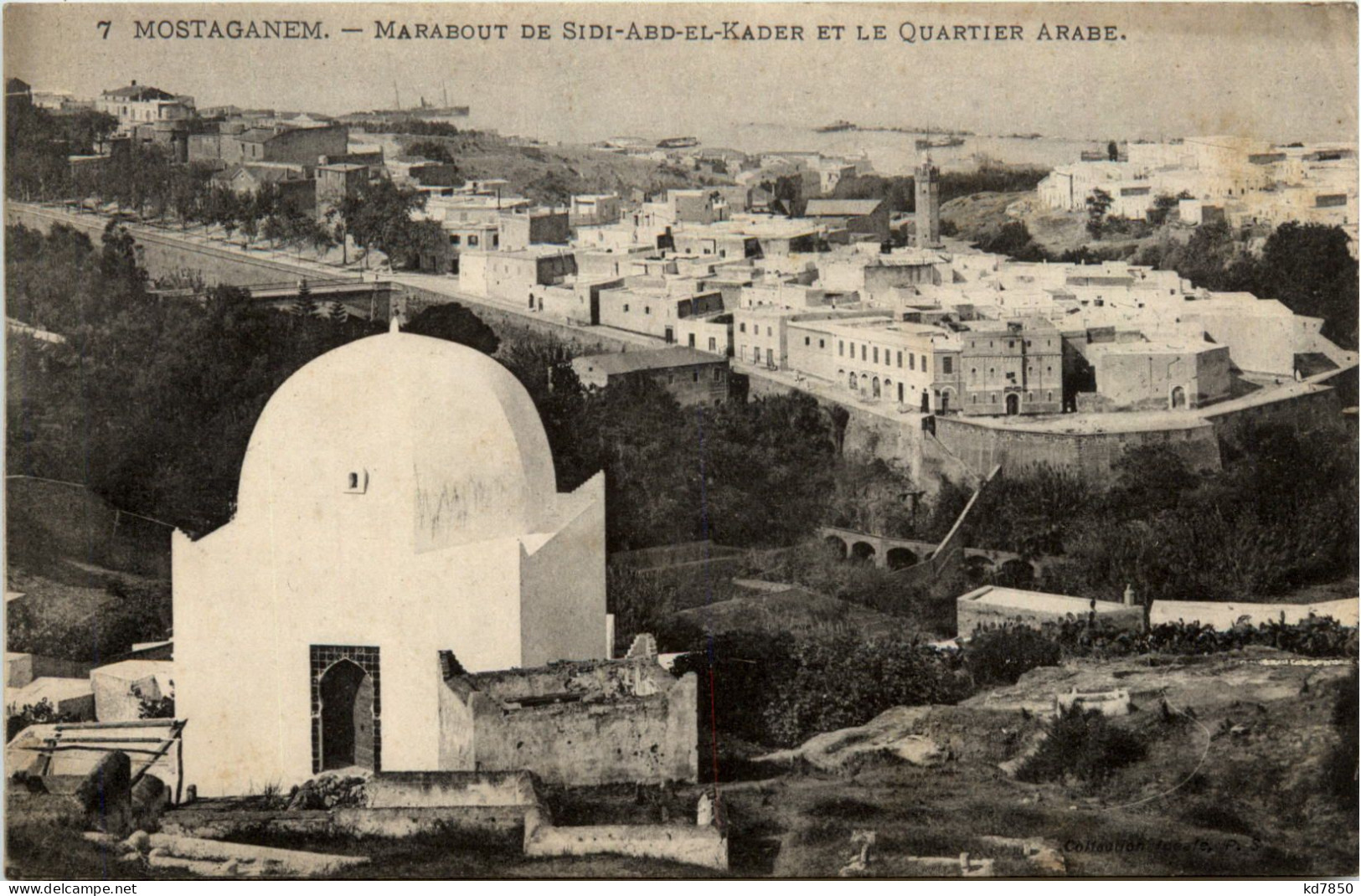 Mostaganem, Marabout De Sidi-Abd-El-Kader Et Le Quartier Arabe - Other & Unclassified