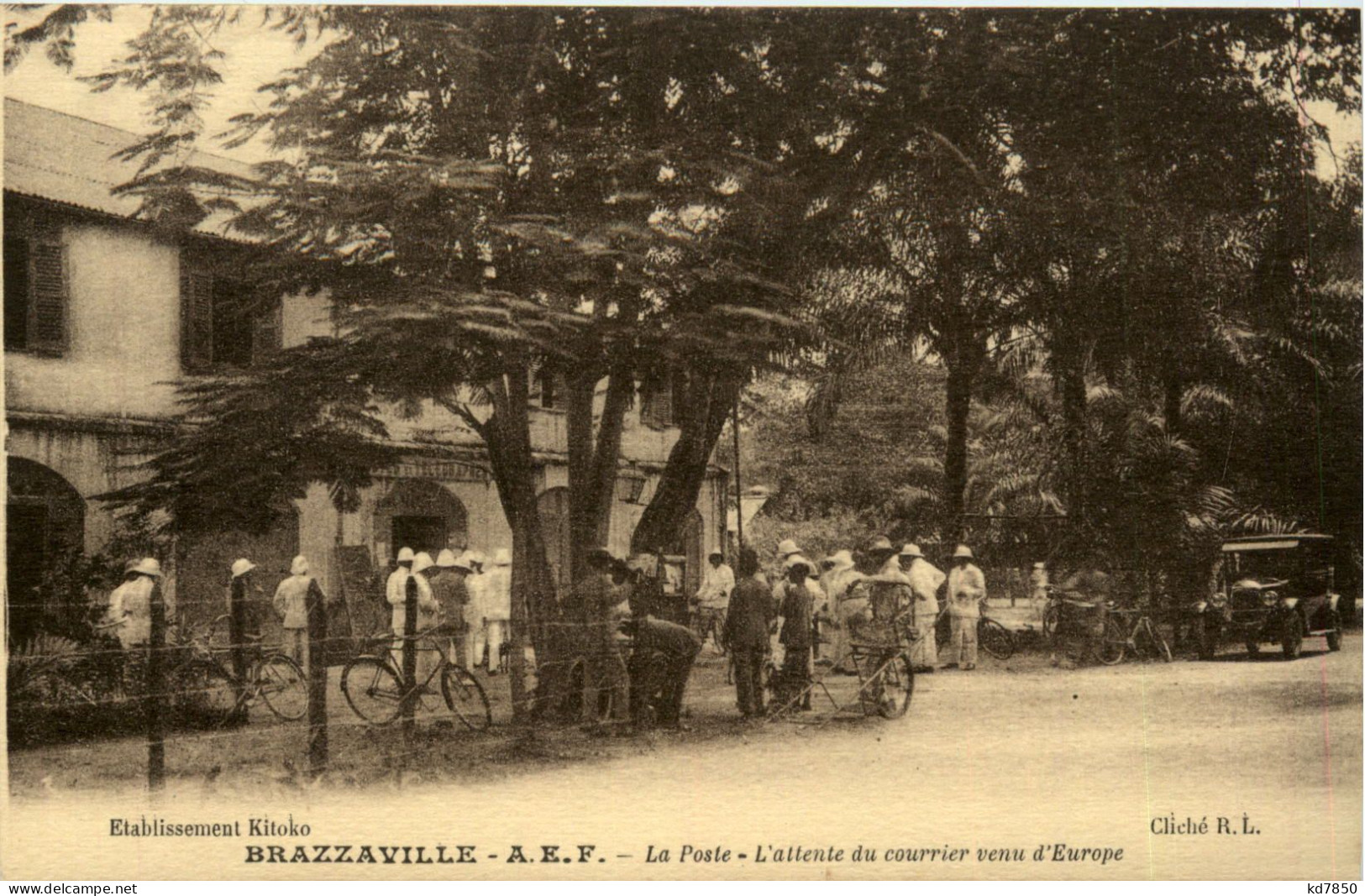 Brazzaville - La Poste - Other & Unclassified