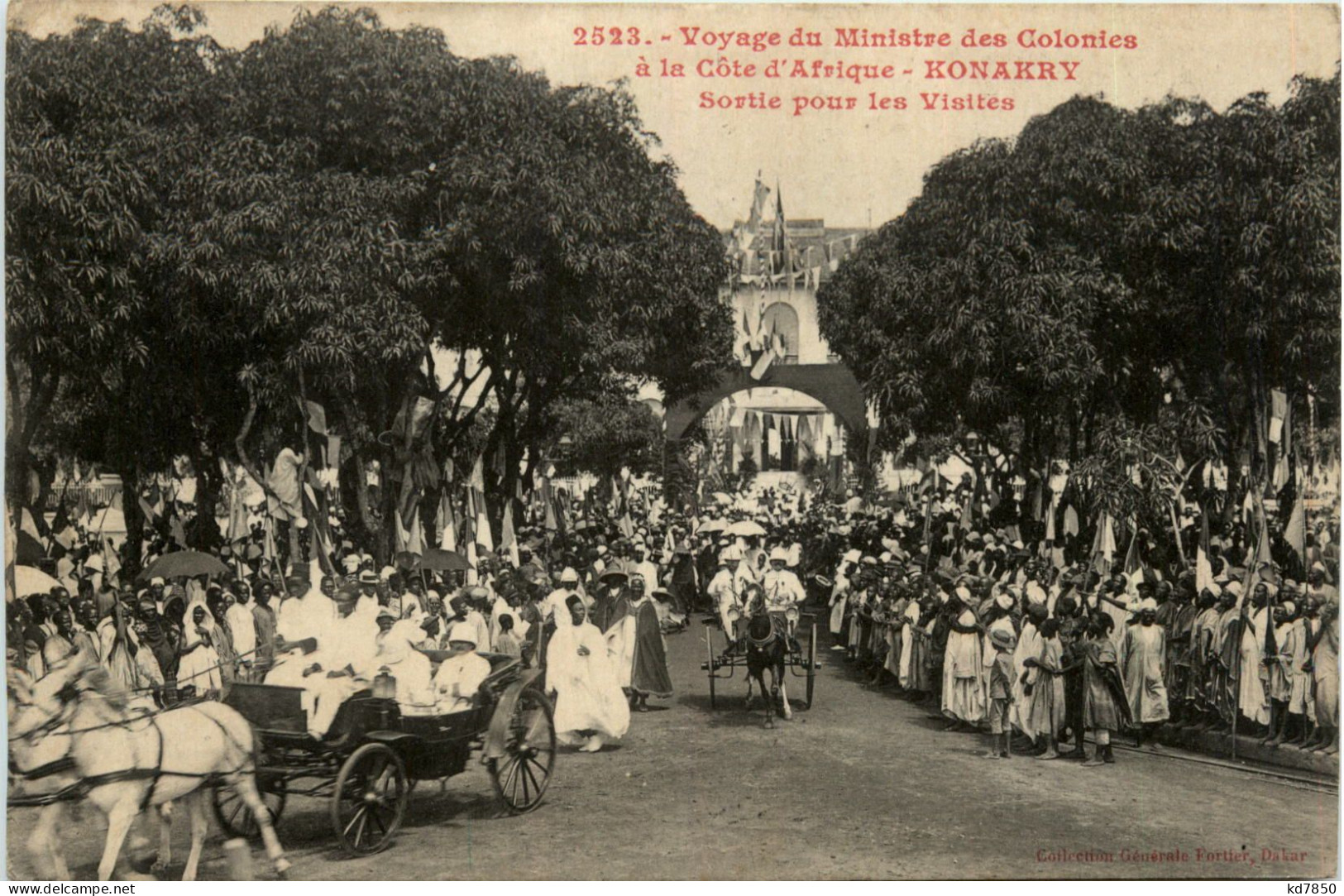 Konakry - Voyage Du Ministre Des Colonies - Guinée