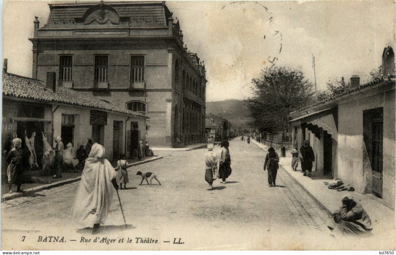 Batna, Rue DÀlger Et Le Theatre - Batna